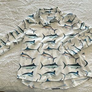 Billfish Pattern Blouse